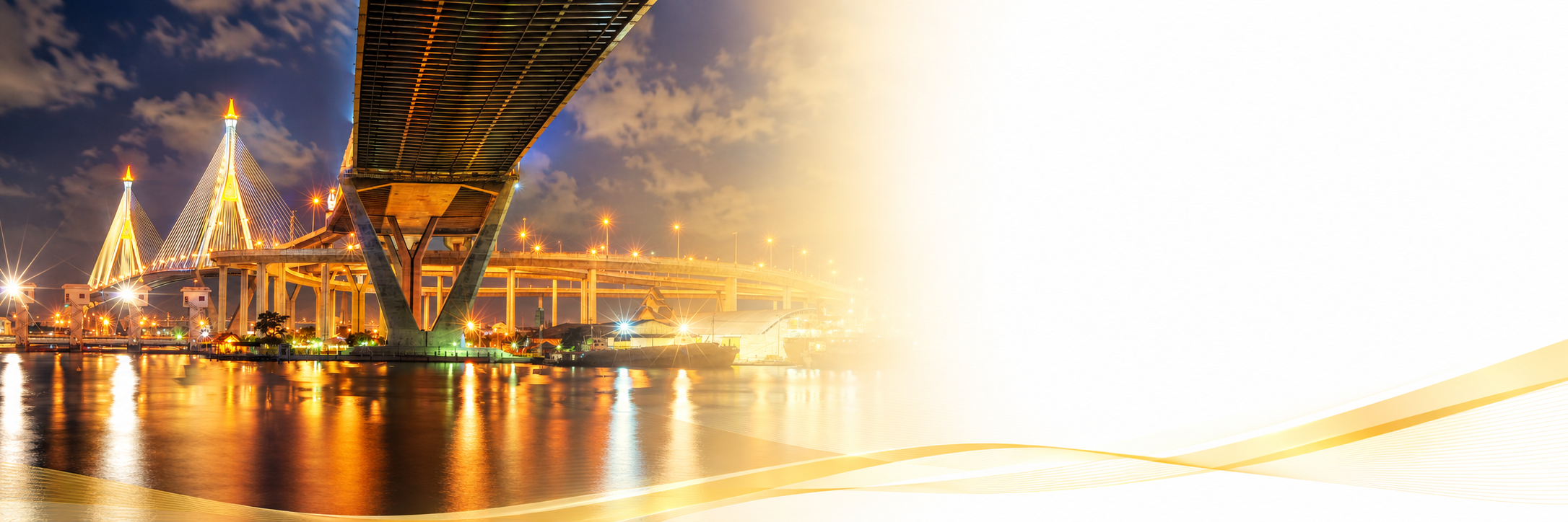 Bhumibol Bridge in Bangkok